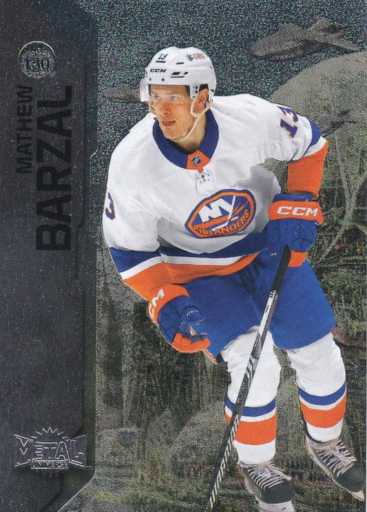 Mathew Barzal #130 New York Islanders | 2023-24 SkyBox Metal Universe | NHL Trading Card