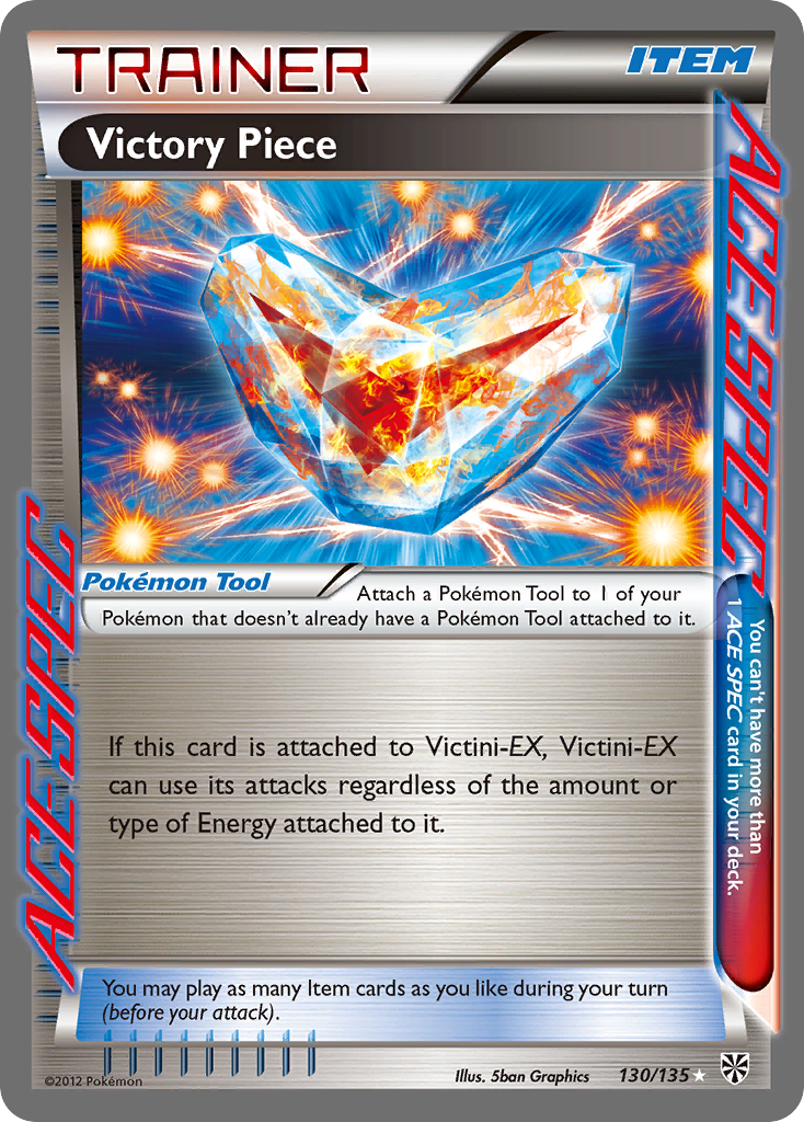 Victory Piece 130/135 Rare ACE | Plasma Storm | Pokemon Card