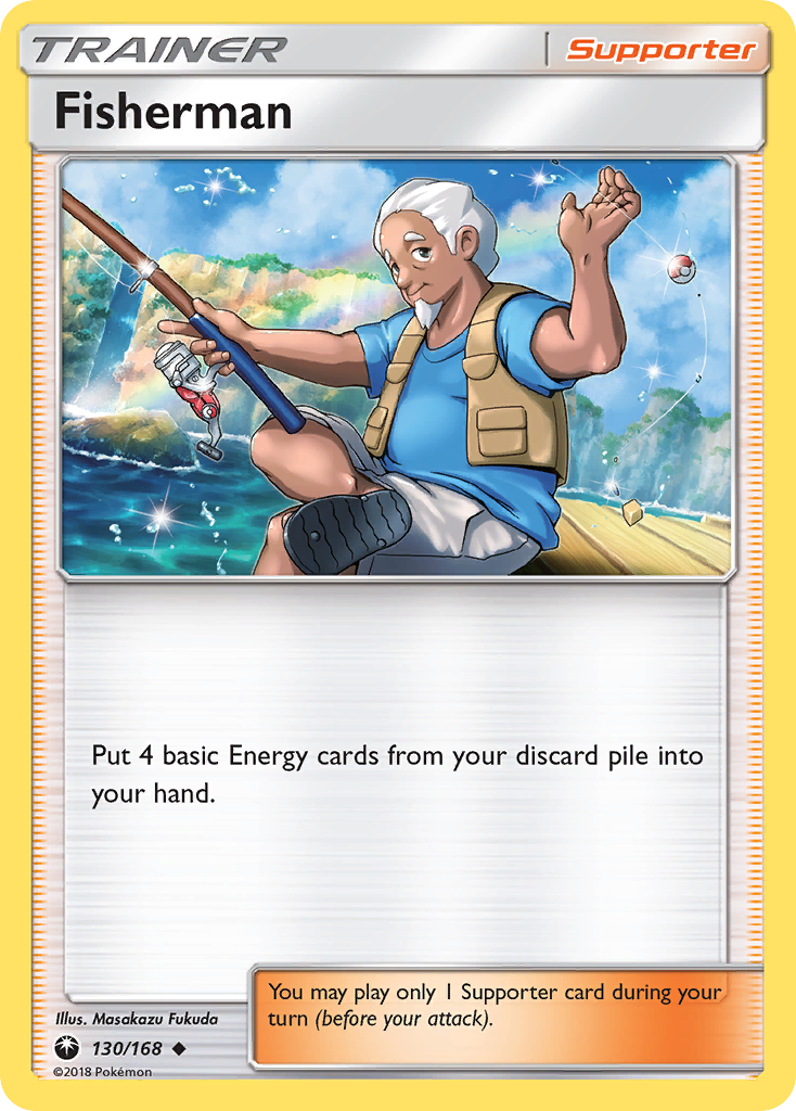 Fisherman 130/168 Uncommon | Celestial Storm | Pokemon Card