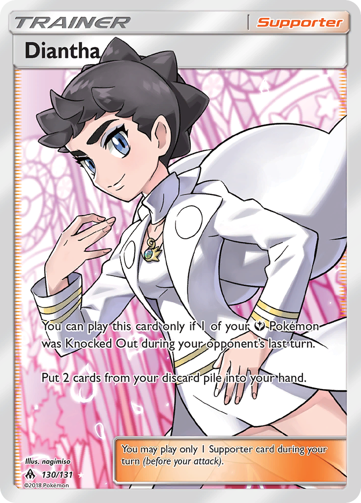 Diantha 130/131 Rare Ultra | Forbidden Light | Pokemon Card