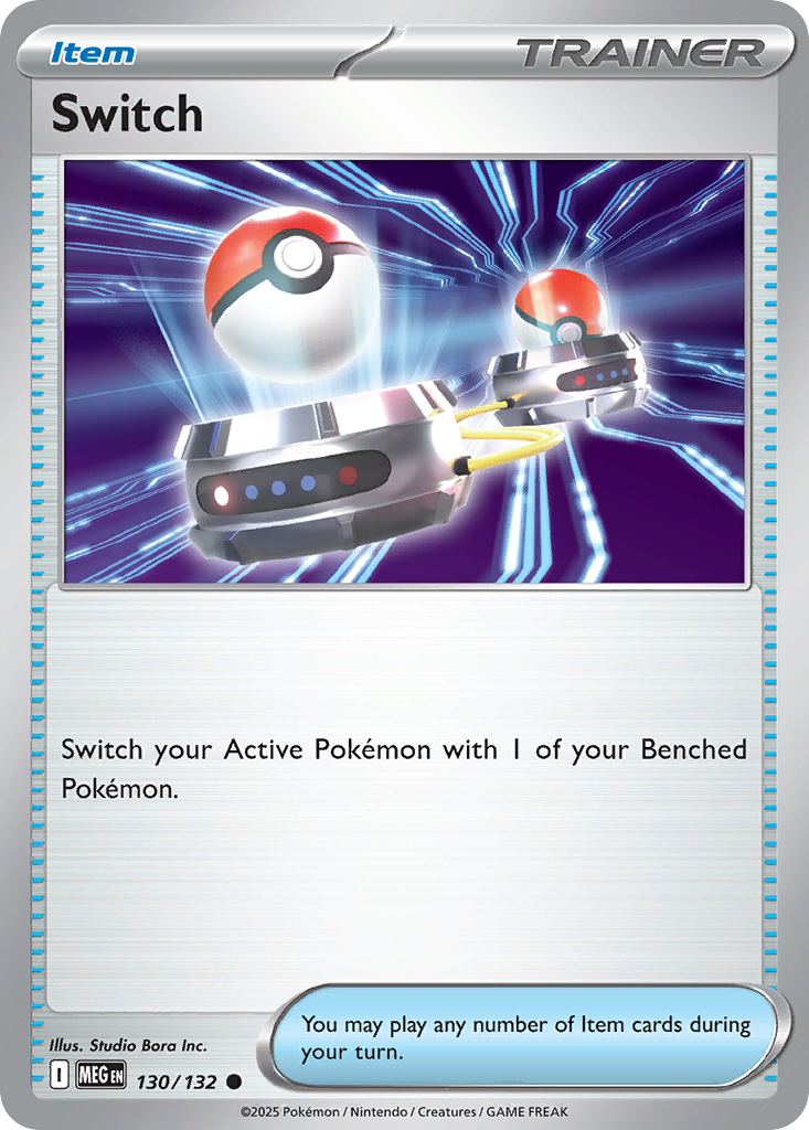 Switch 130/132 Common | Mega Evolution | Pokemon Card