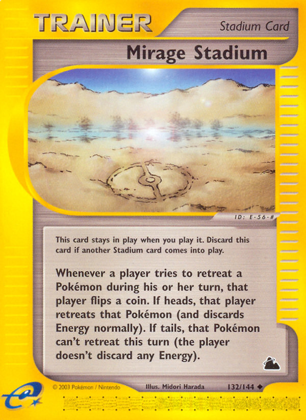 Mirage Stadium 132/144 Uncommon | Skyridge | Pokemon Card