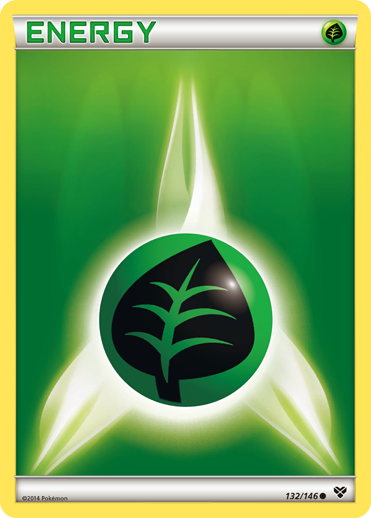 Grass Energy 132/146 Common | XY | Pokemon Card