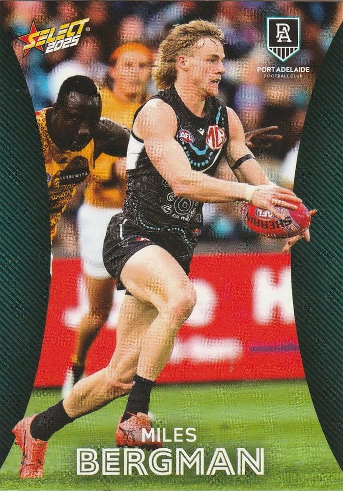 Miles Bergman #133 Port Adelaide Power | 2025 Select AFL Footy Stars | Trading Card