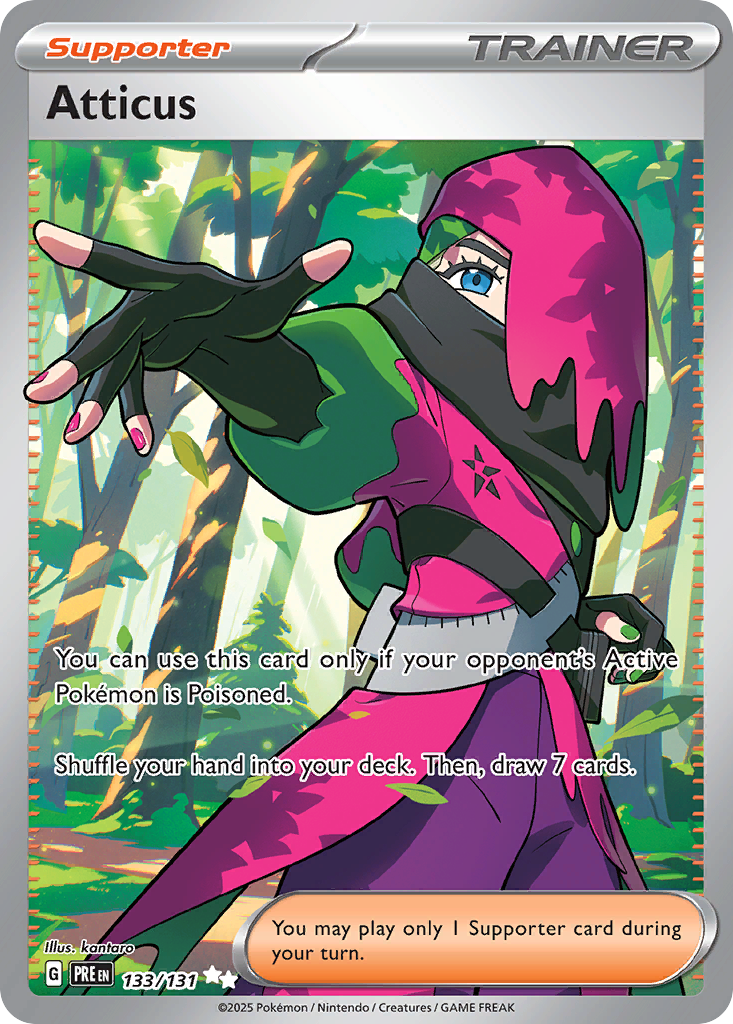 Atticus 133/131 Ultra Rare | Prismatic Evolutions | Pokemon Card