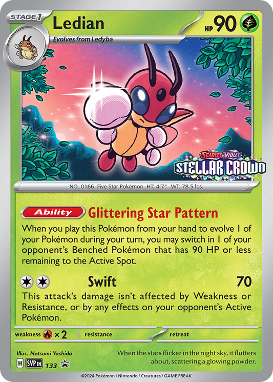 Ledian #133 Promo | Scarlet & Violet Black Star Promos | Pokemon Card
