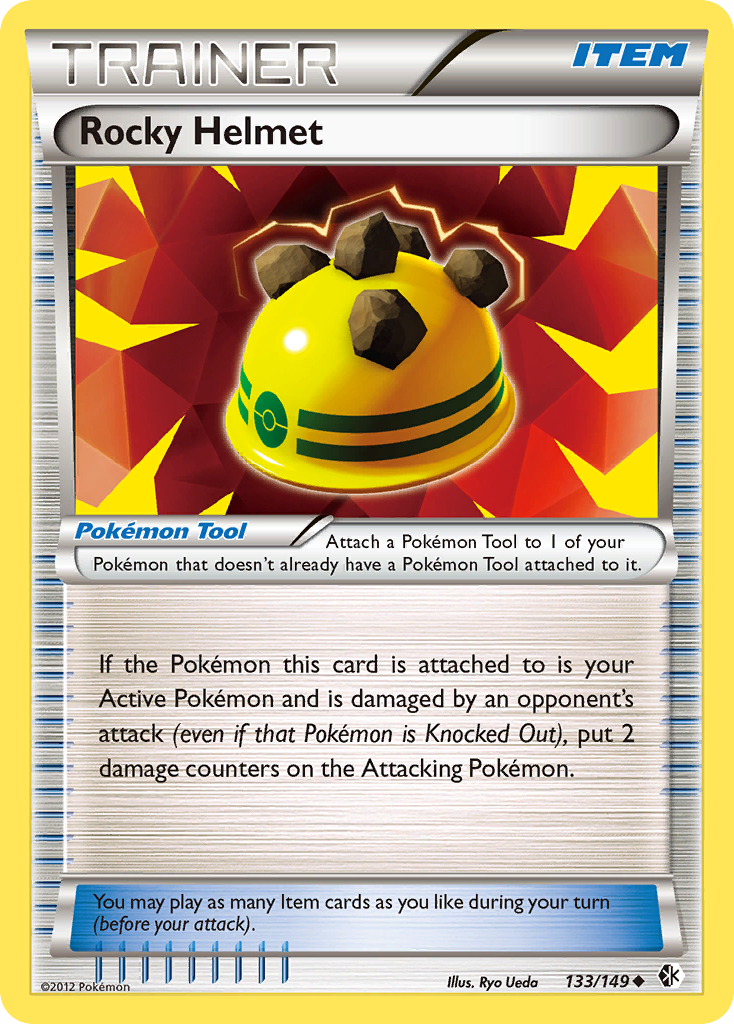 Rocky Helmet 133/149 Uncommon | Boundaries Crossed | Pokemon Card