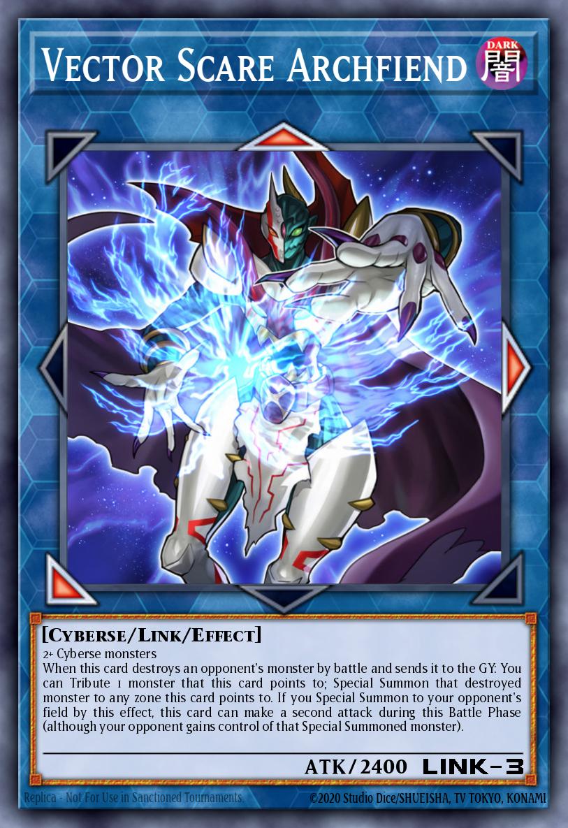 yugioh cards deviantart Vector Scare Archfiend - EXFO-EN040 Rare