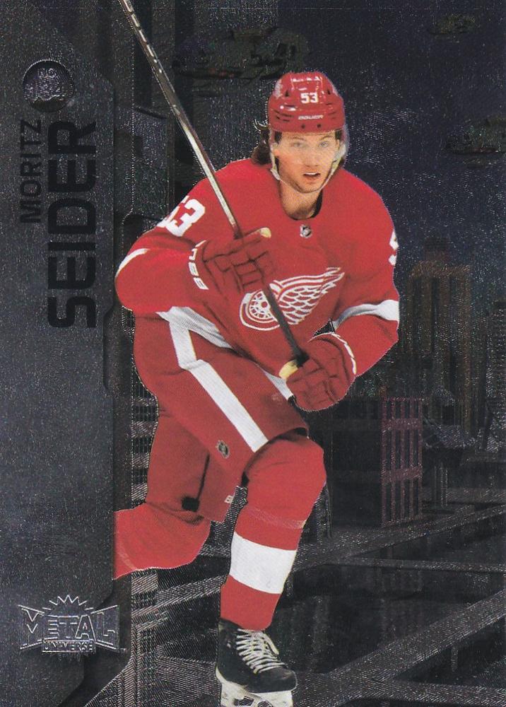 Moritz Seider #134 Detroit Red Wings | 2023-24 SkyBox Metal Universe | NHL Trading Card