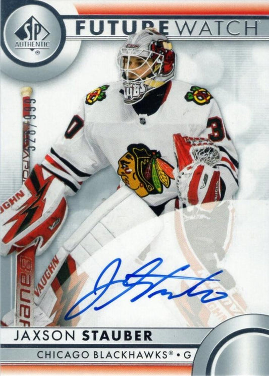 Jaxson Stauber #134 Chicago Blackhawks | 2023-24 SP Authentic | NHL Trading Card
