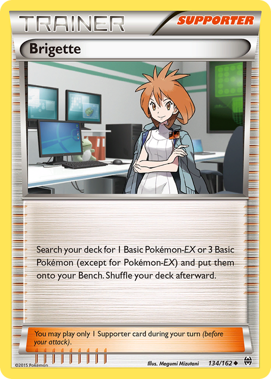 Brigette 134/162 Uncommon | BREAKthrough | Pokemon Card