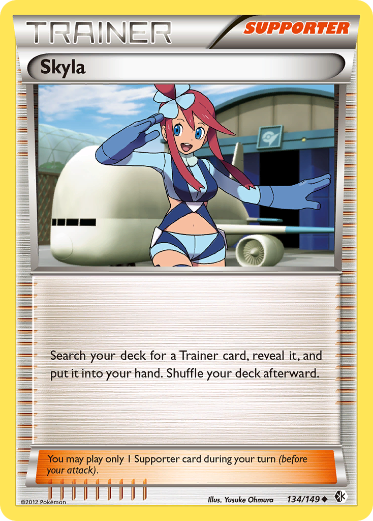 Skyla 134/149 Uncommon | Boundaries Crossed | Pokemon Card