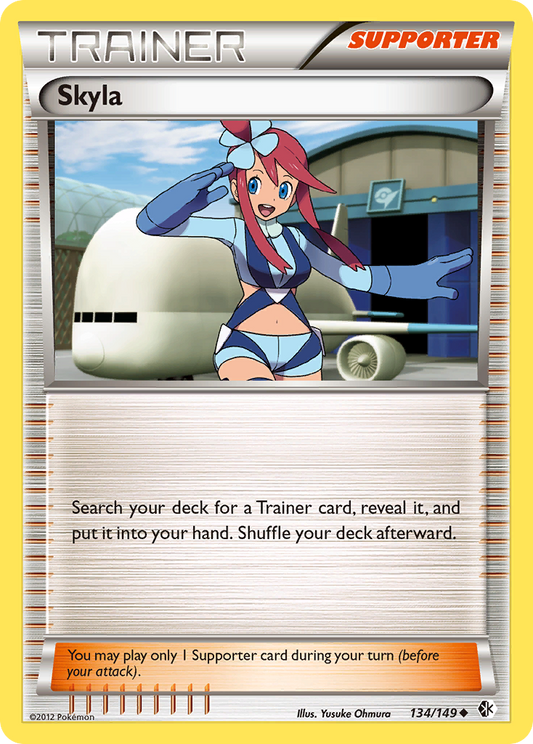 Skyla 134/149 Uncommon | Boundaries Crossed | Pokemon Card