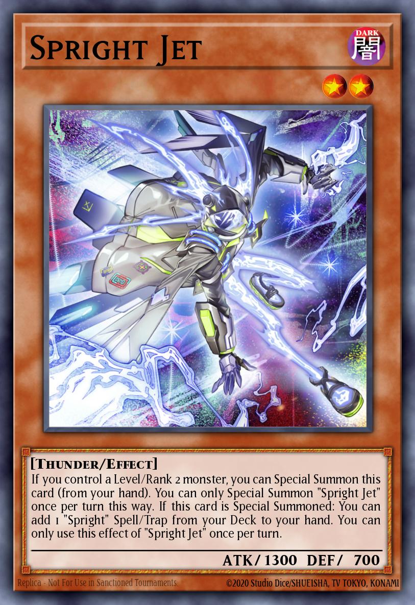 spright yugioh cards Spright Jet - POTE-EN004 Super Rare