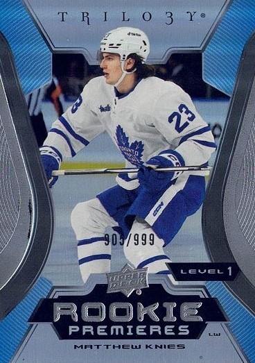 Matthew Knies #135 Toronto Maple Leafs | 2023-24 Upper Deck Trilogy | NHL Trading Card