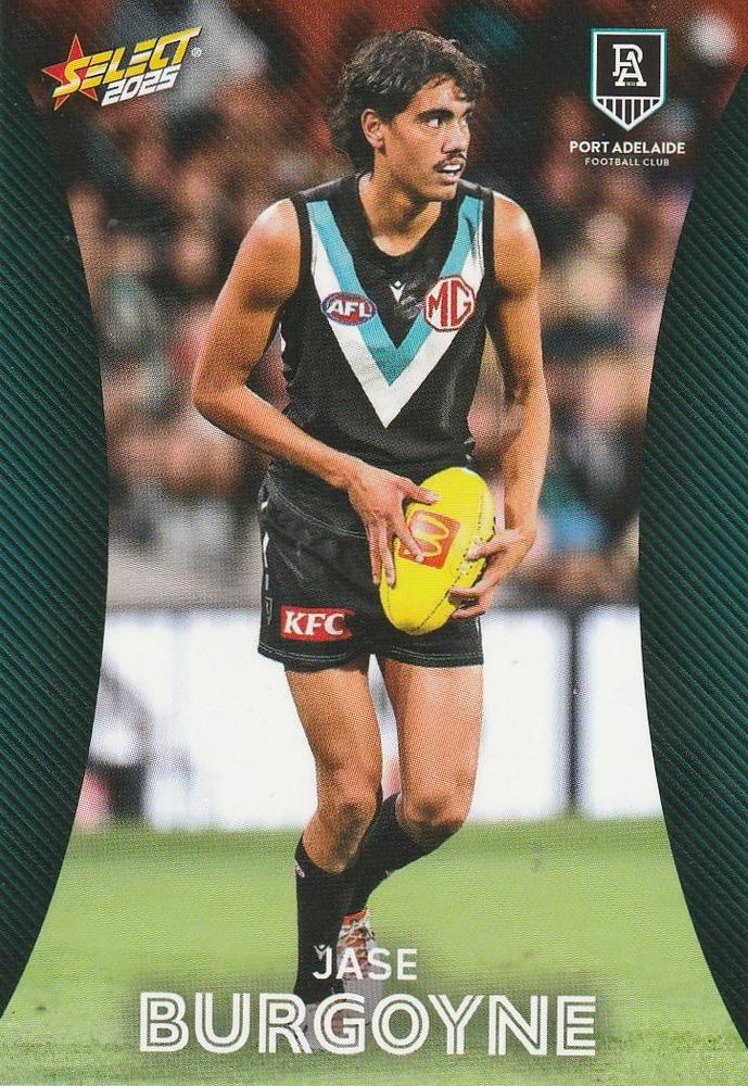 Jase Burgoyne #135 Port Adelaide Power | 2025 Select AFL Footy Stars | Trading Card