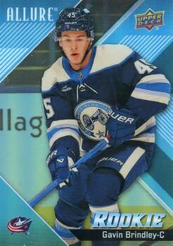 Gavin Brindley #136 Columbus Blue Jackets | 2024-25 Upper Deck Allure | NHL Trading Card