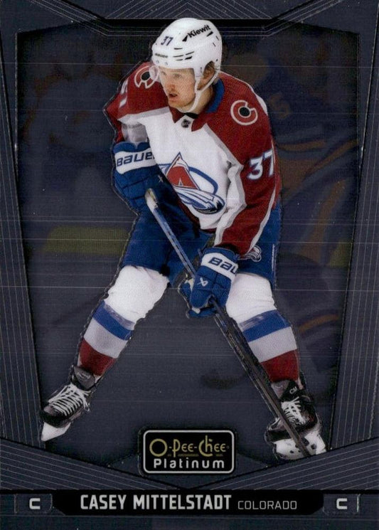 Casey Mittelstadt #136 Colorado Avalanche | 2024-25 O-Pee-Chee Platinum | NHL Trading Card
