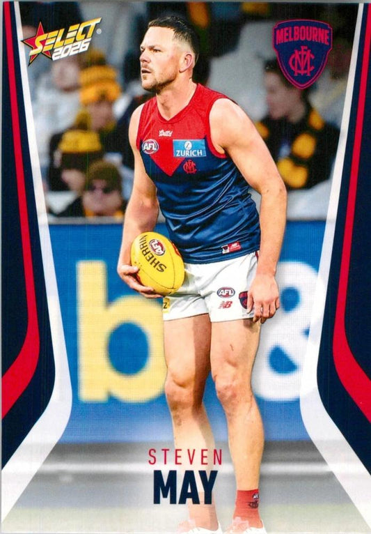 Steven May #137 Melbourne Demons | 2026 Select AFL Footy Stars | Trading Card