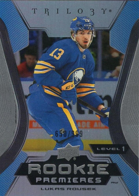 Lukas Rousek #138 Buffalo Sabres | 2023-24 Upper Deck Trilogy | NHL Trading Card