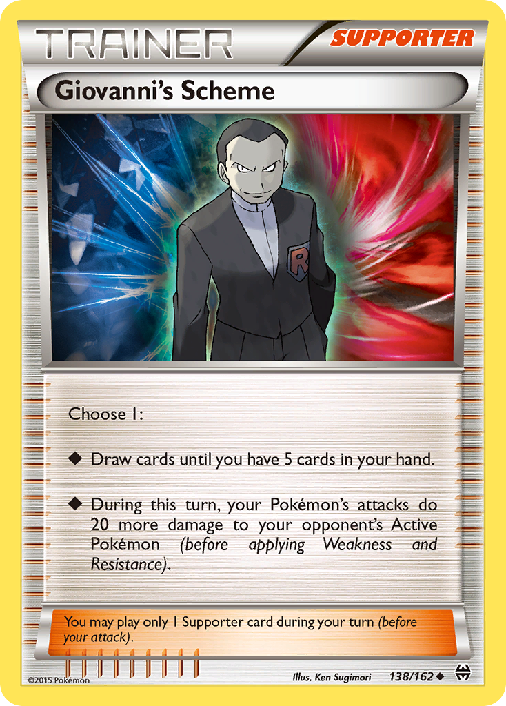 Giovanni's Scheme 138/162 Uncommon | BREAKthrough | Pokemon Card
