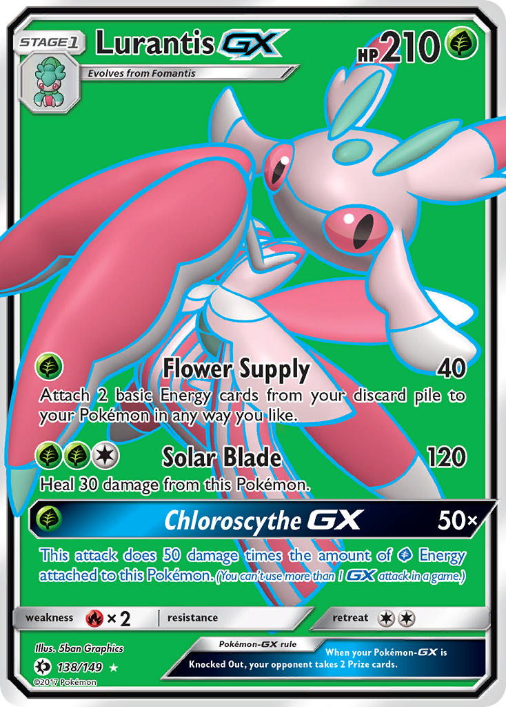Lurantis-GX 138/149 Rare Ultra | Sun & Moon | Pokemon Card