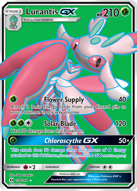 Lurantis-GX 138/149 Rare Ultra | Sun & Moon | Pokemon Card