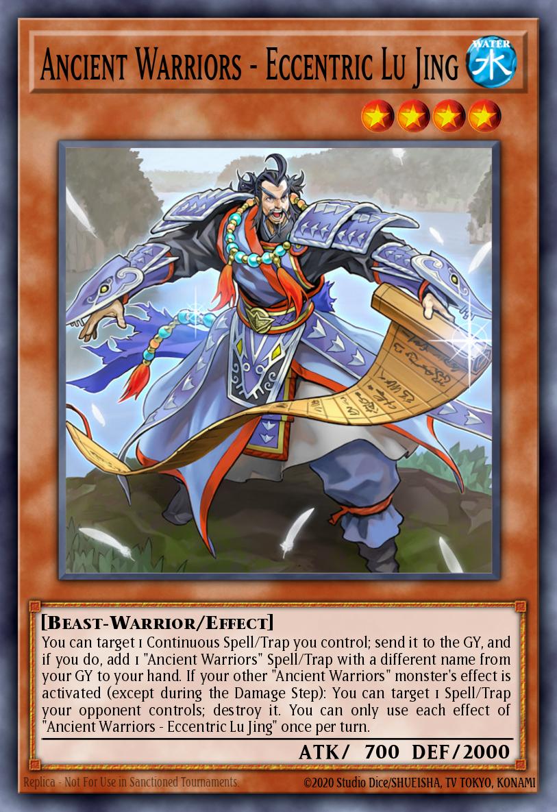Ancient Warriors Eccentric Lu Jing - IGAS-EN010 Rare