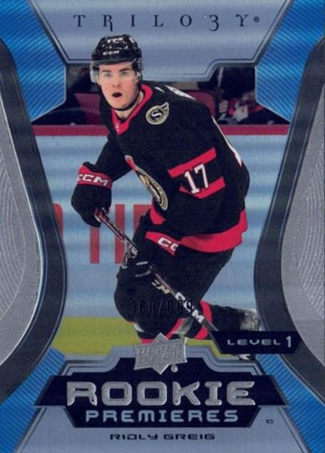 Ridly Greig #139 Ottawa Senators | 2023-24 Upper Deck Trilogy | NHL Trading Card
