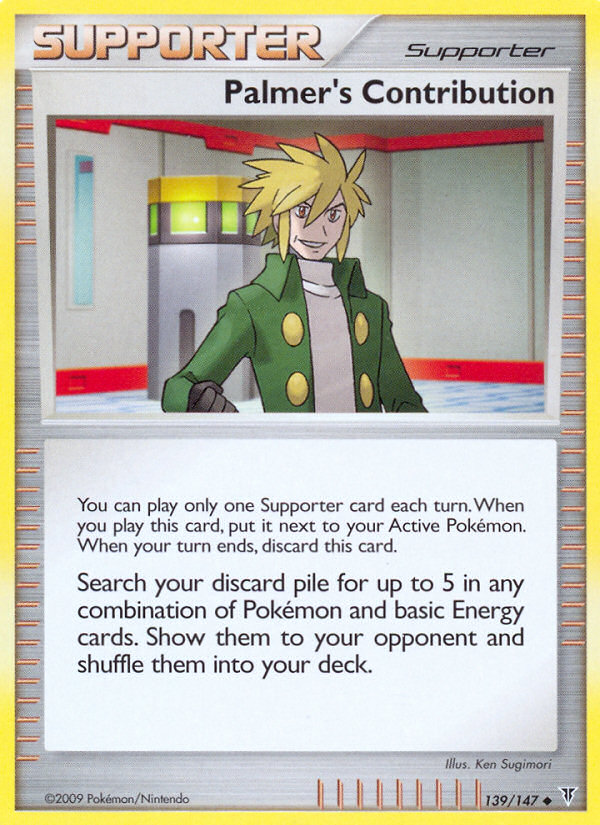 Palmer's Contribution 139/147 Uncommon | Supreme Victors | Pokemon Card