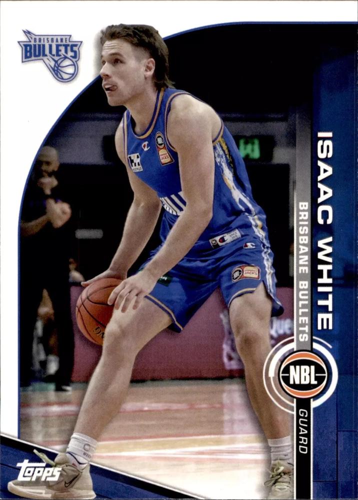 Isaac White #13 Brisbane Bullets | 2023-24 Topps NBL | NBL Trading Card