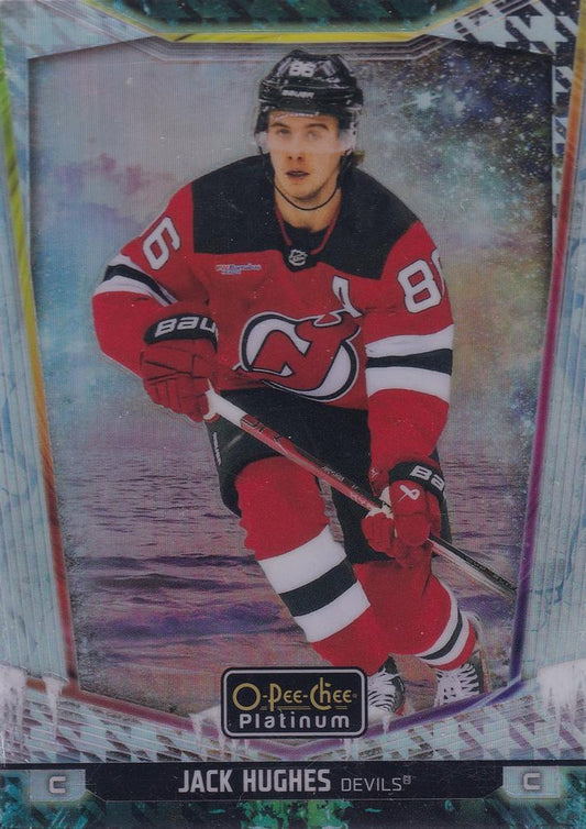 Jack Hughes #13 New Jersey Devils | 2024-25 O-Pee-Chee Platinum | NHL Trading Card