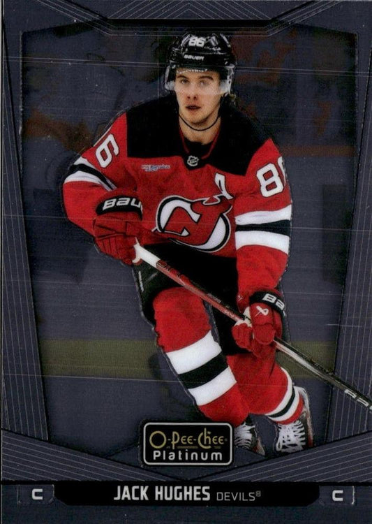 Jack Hughes #13 New Jersey Devils | 2024-25 O-Pee-Chee Platinum | NHL Trading Card