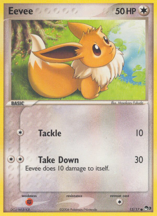 Eevee 13/17 Common | POP Series 3 | Pokemon Card