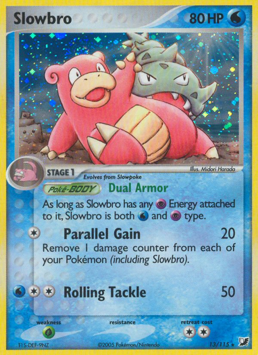 Slowbro 13/115 Rare Holo | Unseen Forces | Pokemon Card