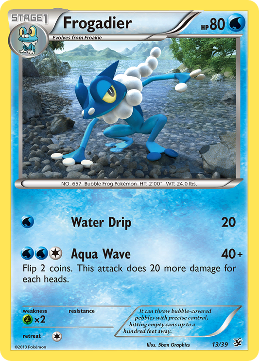 Frogadier 13/39 | Kalos Starter Set | Pokemon Card