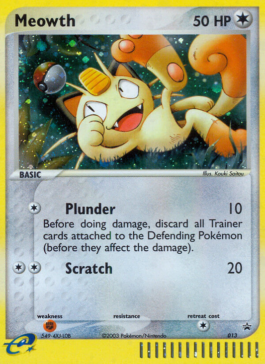 Meowth #13 Promo | Nintendo Black Star Promos | Pokemon Card