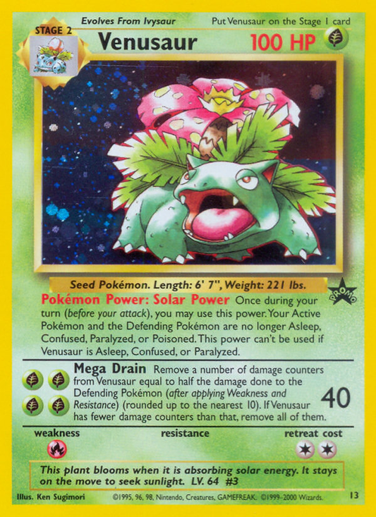 Venusaur 13/53 Promo | Wizards Black Star Promos | Pokemon Card