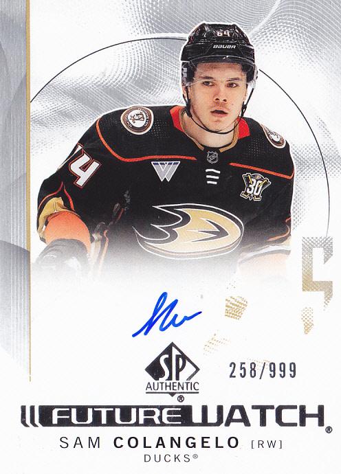 Sam Colangelo #140 Anaheim Ducks | 2024-25 SP Authentic | NHL Trading Card