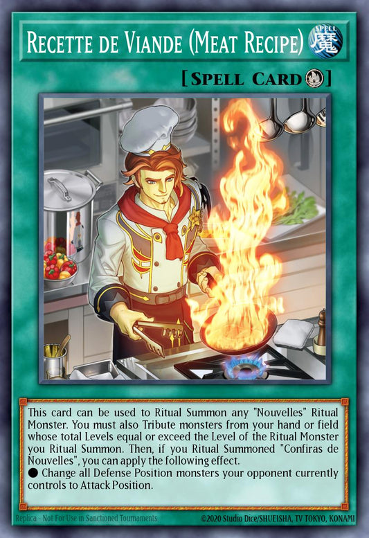 Recette de Viande (Meat Recipe) - WISU-EN038 Super Rare | Yu-Gi-Oh! Card