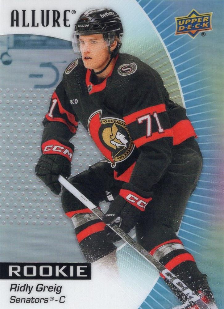 Ridly Greig #141 Ottawa Senators | 2023-24 Upper Deck Allure | NHL Trading Card