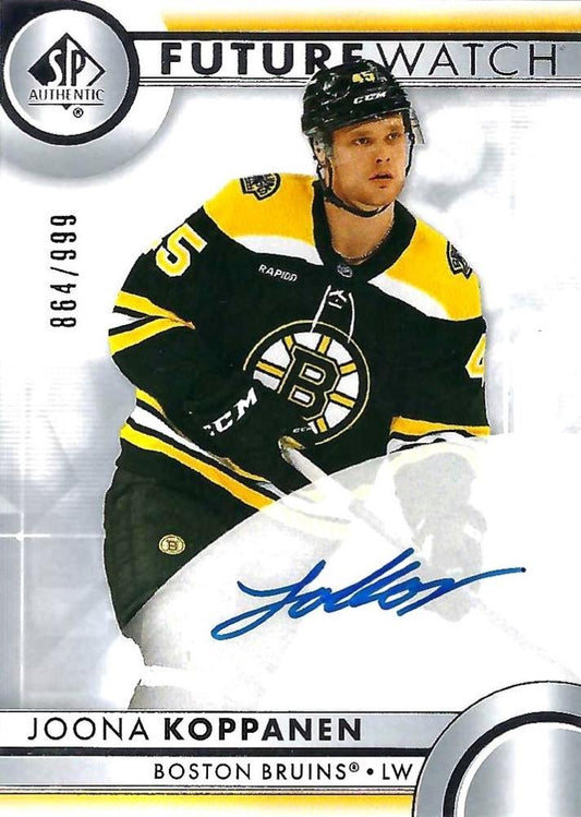 Joona Koppanen #141 Boston Bruins | 2023-24 SP Authentic | NHL Trading Card