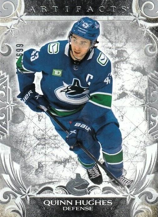Quinn Hughes #141 Vancouver Canucks | 2024-25 Upper Deck Artifacts | NHL Trading Card