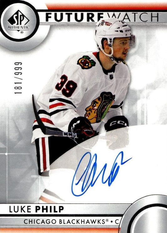 Luke Philp #142 Chicago Blackhawks | 2023-24 SP Authentic | NHL Trading Card