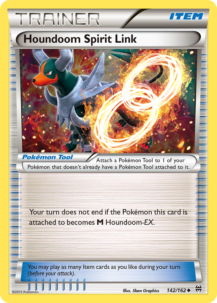 Houndoom Spirit Link 142/162 Uncommon | BREAKthrough | Pokemon Card