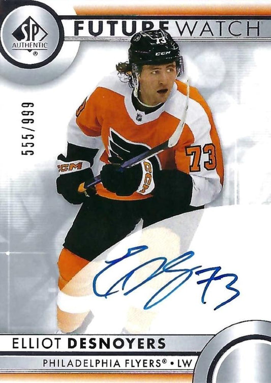 Elliot Desnoyers #143 Philadelphia Flyers | 2023-24 SP Authentic | NHL Trading Card