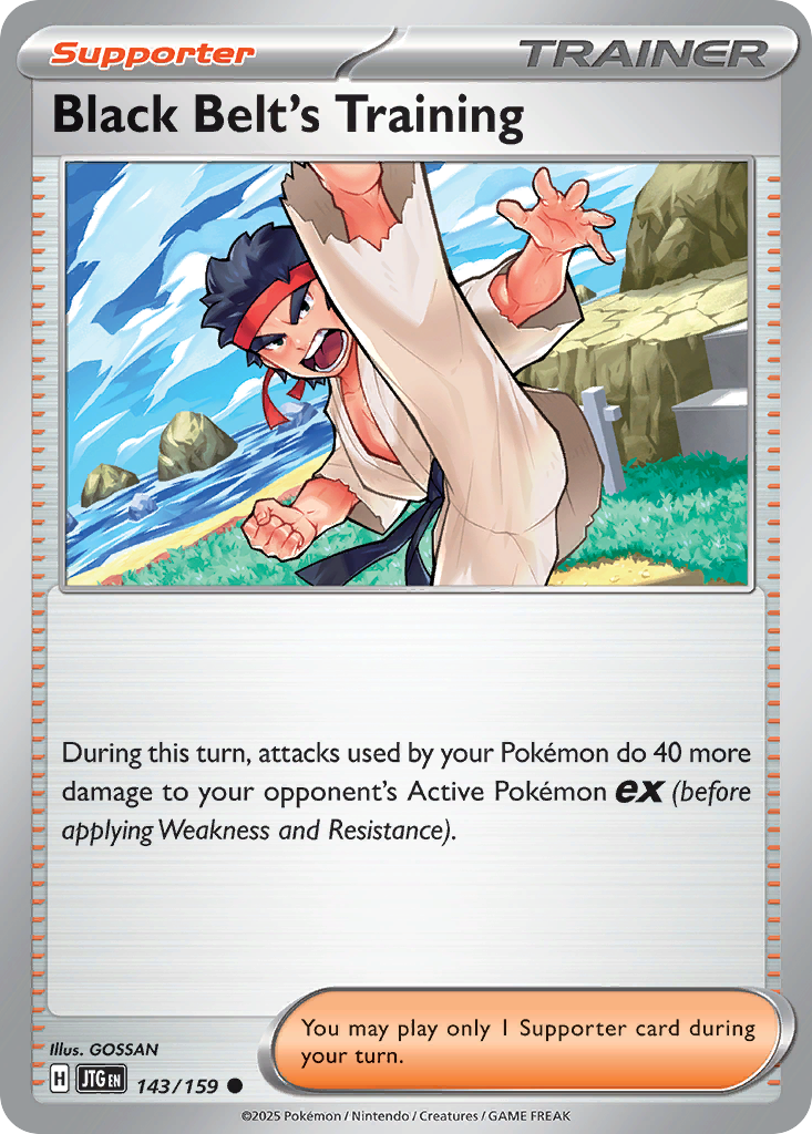 Black Belt's Training 143/159 Common | Journey Together | Pokemon Card