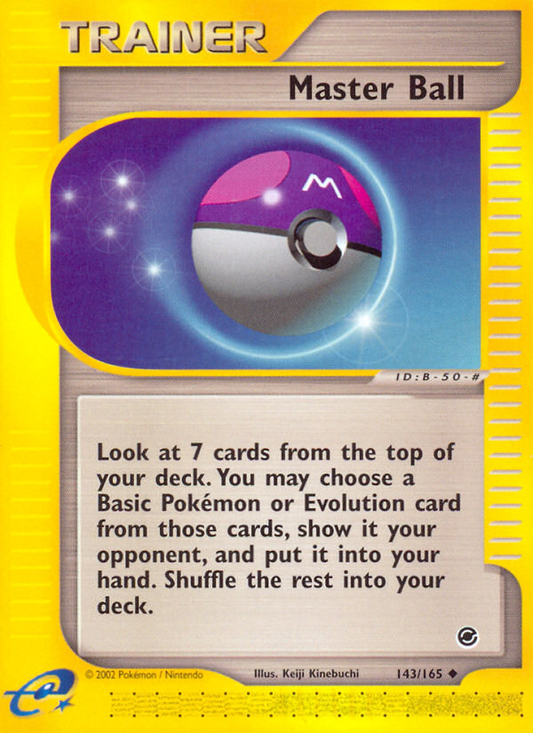 Master Ball 143/165 Uncommon | Expedition Base Set | Pokemon Card