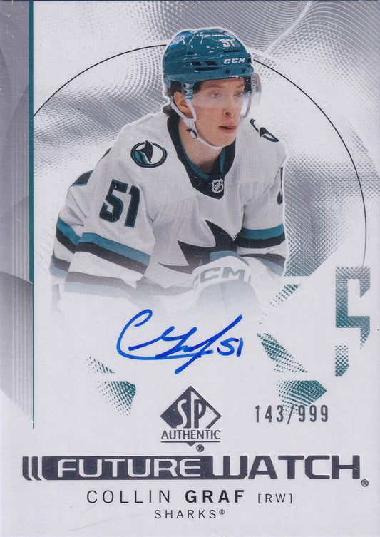 Collin Graf #144 San Jose Sharks | 2024-25 SP Authentic | NHL Trading Card