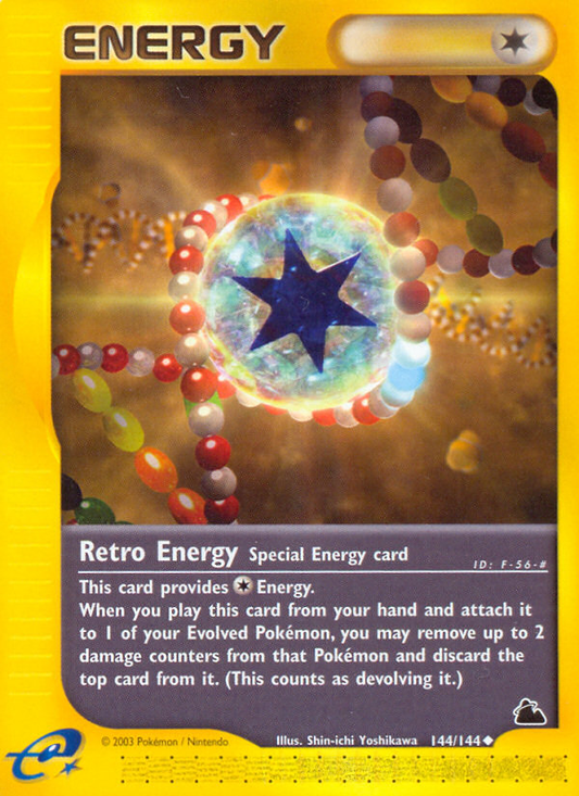 Retro Energy 144/144 Uncommon | Skyridge | Pokemon Card